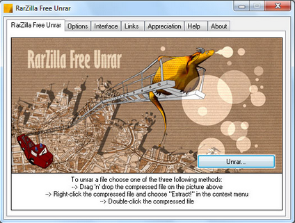 RarZilla Free Unrar
